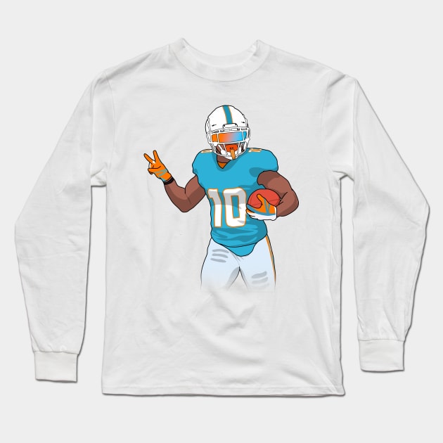 tyreek and miami Long Sleeve T-Shirt by rsclvisual